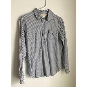 Vintage stripe button down shirt